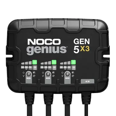 gen5x3_3 NOCO GEN5X3 12V 3-Bank 15A Onboard Battery Charger