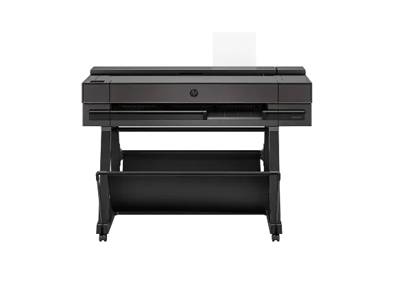 HP Designjet T850 – Front A3 – 02_M1640936 HP DesignJet T850 Large Format 36" Plotter Printer - Fast, High-Quality CAD & Poster Printer for easy multi-size printing