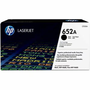 1027112005 HP 652A Black Original LaserJet Toner Cartridge, CF320A