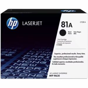 1028212460 HP 81A Black Original LaserJet Toner Cartridge 10500 pages, CF281A