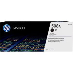 HP 508A Black Original LaserJet Toner Cartridge, CF360A