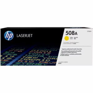 HP 508A Yellow Original LaserJet Toner Cartridge, CF362A