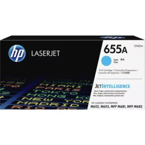 1039854891 HP 655A Cyan Original LaserJet Toner Cartridge, CF451A