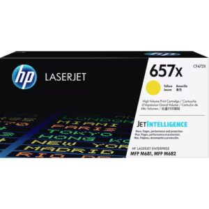1039855070 HP 657X High Yield Yellow Original LaserJet Toner Cartridge, CF472X