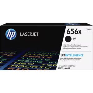 1039855100 HP 656X High Yield Black Original LaserJet Toner Cartridge, CF460X