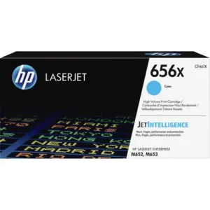 1039855102 HP 656X High Yield Cyan Original LaserJet Toner Cartridge, CF461X