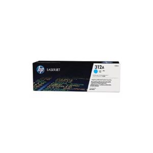 HP 312A Cyan Original LaserJet Toner Cartridge, CF381A