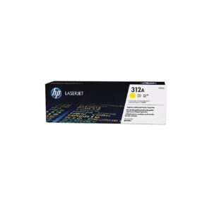 HP 312A Yellow Original LaserJet Toner Cartridge, CF382A
