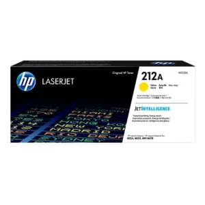 HP 212A Yellow Original LaserJet Toner Cartridge, W2122A