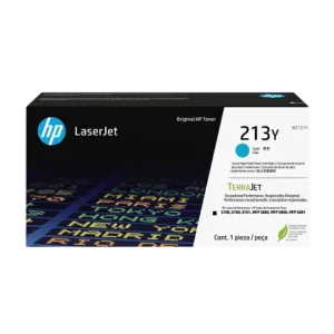 HP 213Y Extra High Yield Cyan LaserJet Toner Cartridge, W2131Y