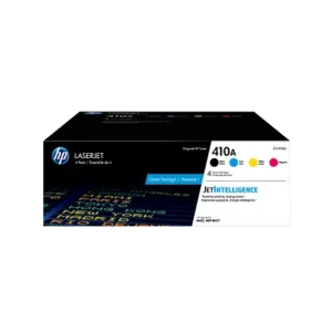 HP 410A 4-pack Black/Cyan/Magenta/Yellow Original LaserJet Toner Cartridges, CF410AQ