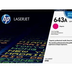 HP 643A Magenta Original LaserJet Toner Cartridge, Q5953A