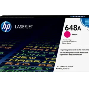 HP 648A Magenta Original LaserJet Toner Cartridge, CE263A