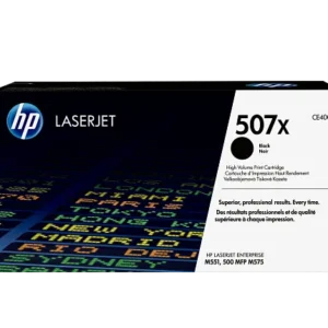 HP 507X High Yield Black Original LaserJet Toner Cartridge, CE400X