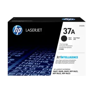 HP 37A Black Original LaserJet Toner Cartridge, CF237A