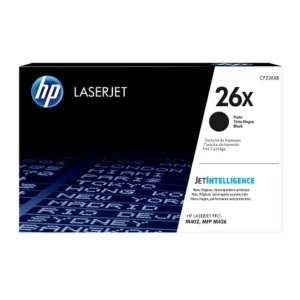 HP 26X High Yield Black Original LaserJet Toner Cartridge, CF226X
