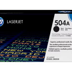 HP CP3525/CM3530 MFP Black 5K Print Cartridge, CE250A