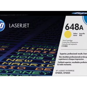HP 648A Yellow Original LaserJet Toner Cartridge, CE262A