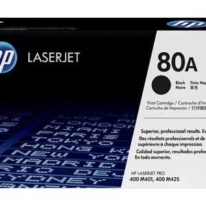 c03138443 HP 80A Black Original LaserJet Toner Cartridge, CF280A