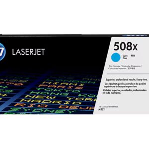 HP 508X High Yield Cyan Original LaserJet Toner Cartridge, CF361X