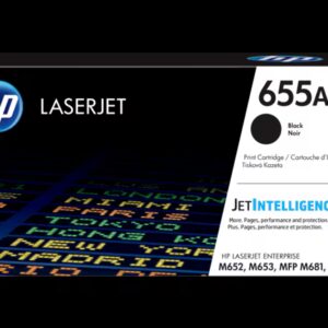 c05516300 HP 655A Black Original LaserJet Toner Cartridge, CF450A